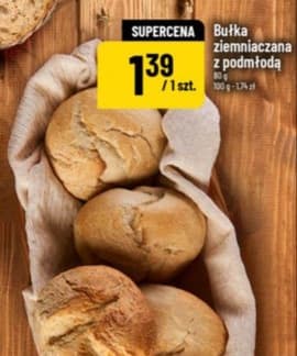 bułka ziemniaczana z podmłodą