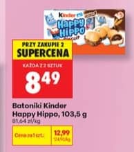 Kinder batoniki Happy Hippo 103.5g