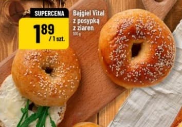 bajgiel Vital z posypką z ziaren