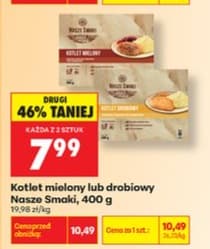 kotlet mielony lub drobiowy