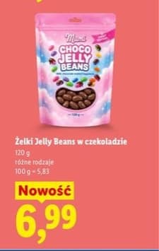 żelki Jelly Beans w czekoladzie
