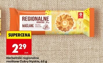 Cukry Nyskie herbatniki regionalne maślane 63g