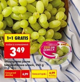 winogrono jasne bezpestkowe snack