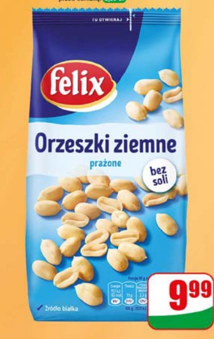 orzeszki ziemne prażone bez soli