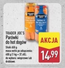 Parówki do hot dogów