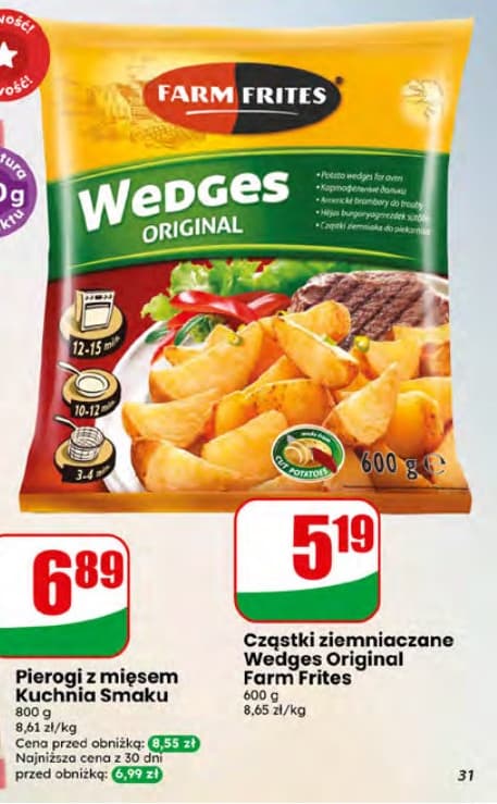 cząstki ziemniaczane Wedges Original