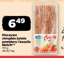 pieczywo chrupkie żytnie pomidory i bazylia