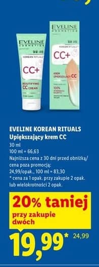 Eveline Korean Rituals upiększający krem CC 30ml