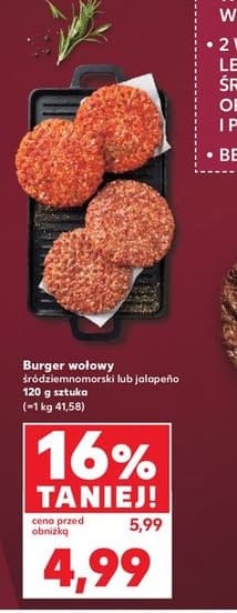 burger wołowy