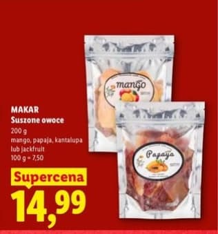 suszone owoce