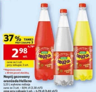 napój gazowany oranżada