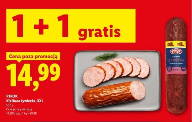 kiełbasa żywiecka XXL