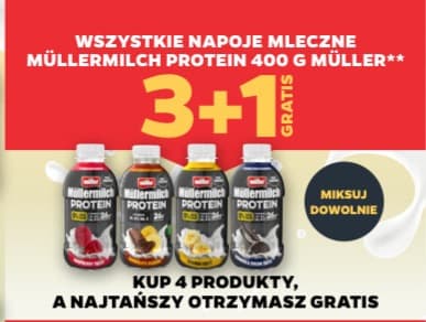 Wszystkie napoje mleczne Müllermilch Protein