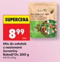 mix do sałatek z nasionami żurawiny