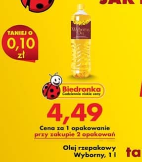 Wyborny olej rzepakowy 1l