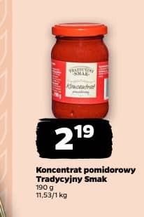 Tradycyjny Smak koncentrat pomidorowy 190g