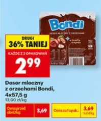 deser mleczny z orzechami