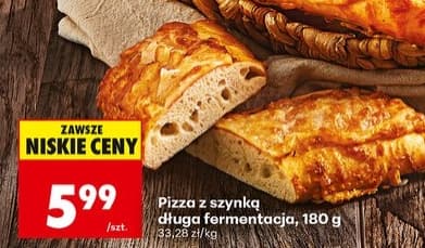 pizza z szynką długa fermentacja