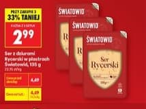 ser z dziurami rycerski w plastrach