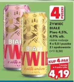 Żywiec piwo białe 0.5l