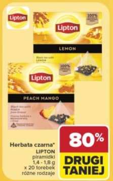 Lipton herbata czarna piramidki 1.4-1.8g x 20torebek