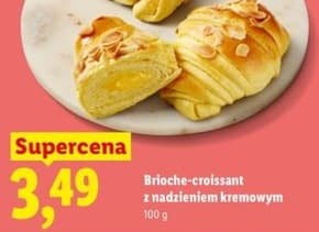 brioche-croissant z nadzieniem kremowym