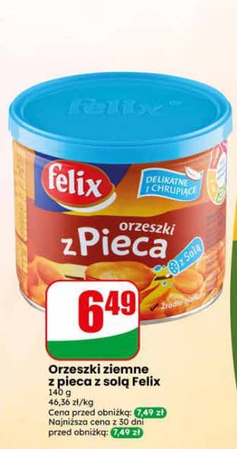 Felix orzeszki ziemne z pieca z solą 140g