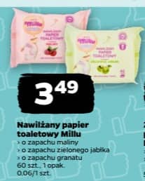 Millu nawilżany papier toaletowy 60szt.