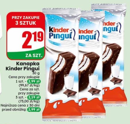 kanapka Kinder Pingui