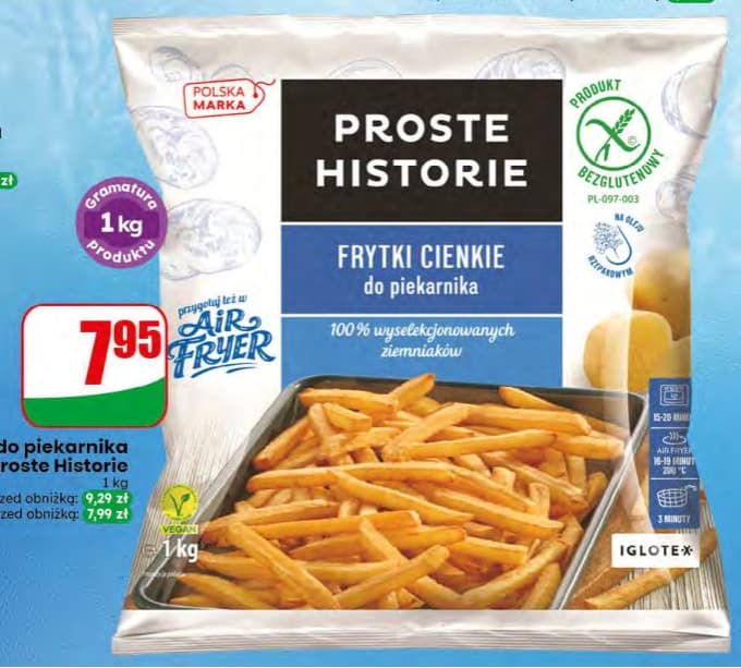 frytki cienkie do piekarnika