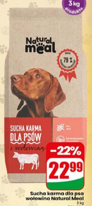 sucha karma dla psów z wołowiną