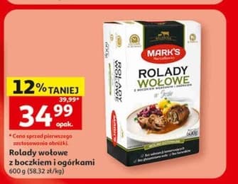 rolady wołowe z boczkiem i ogórkami