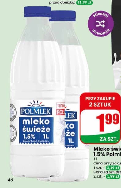 mleko świeże 1,5%