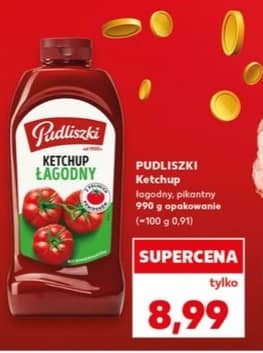 Pudliszki ketchup łagodny 990g