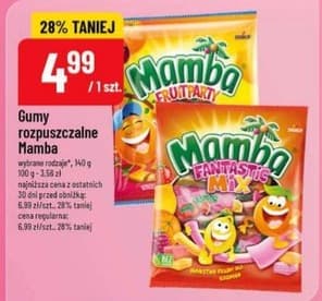 gumy rozpuszczalne Mamba