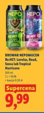 Browar Nepomucen piwo Re:HIT: Lovelass, Road, Szoza lub Tropical Hurricane 500ml