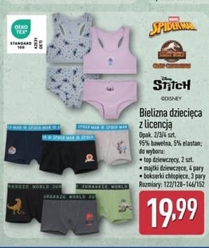 bielizna dziecięca z licencją