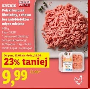 polski kurczak Biesiadny mięso mielone