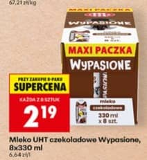 Wypasione mleko UHT czekoladowe 330ml