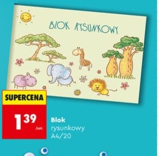blok rysunkowy A4/20