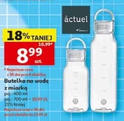 Actuel butelka na wodę z miarką 700ml