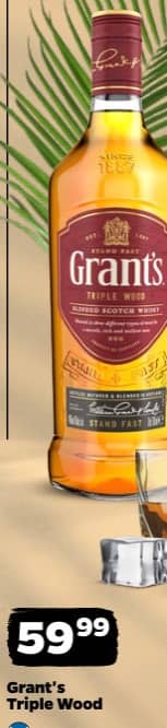 Grant's whisky blended triple wood 700ml