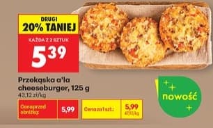 przekąska a'la cheeseburger