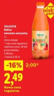 nektar owocowo-warzywny