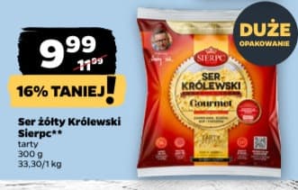 ser żółty Królewski tarty