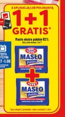 masło ekstra polskie 82%