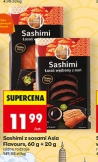 sashimi z sosami