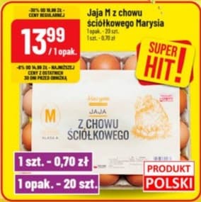 jaja M z chowu ściółkowego