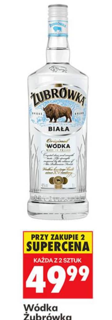 Żubrówka wódka Biała 1l