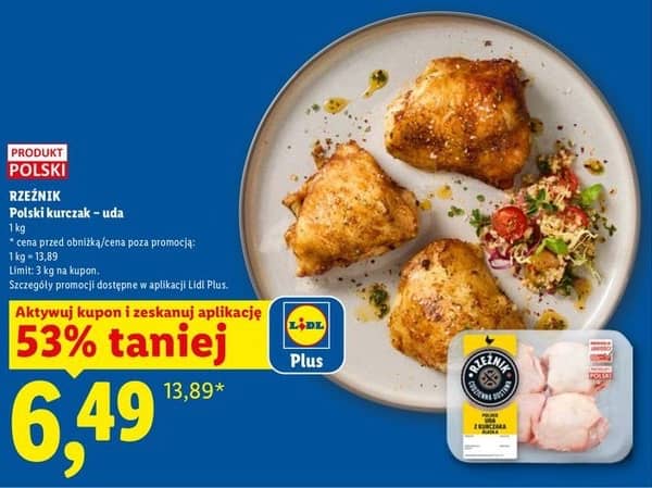 Rzeźnik polski kurczak uda 1kg